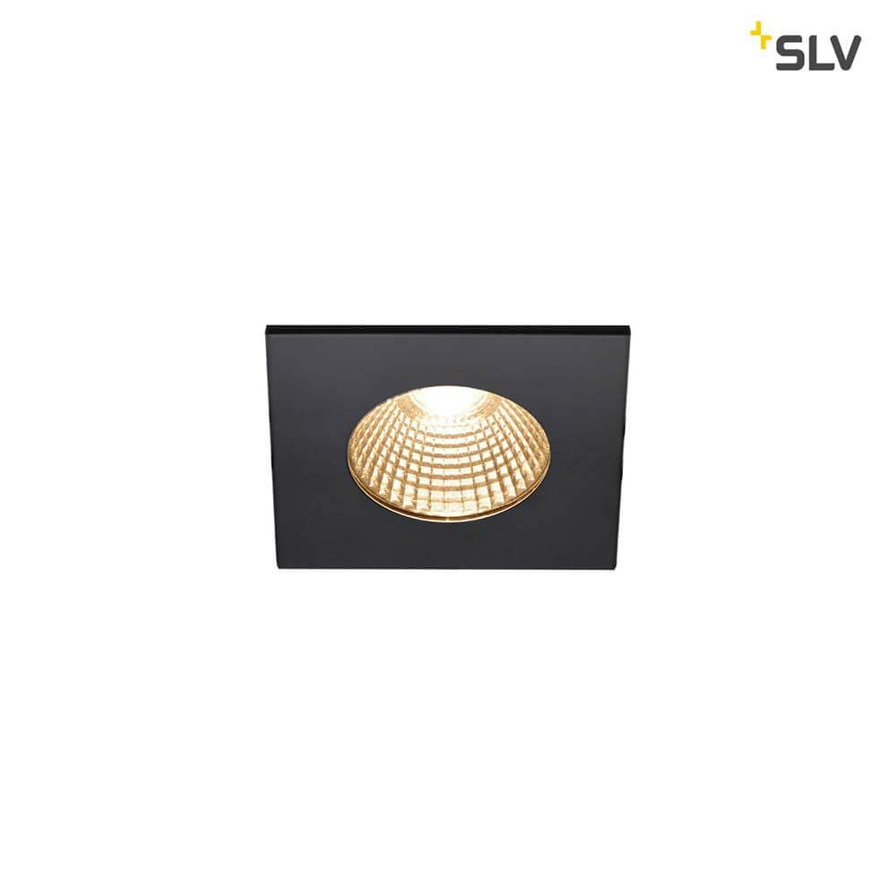 Patta-I LED Außen-Einbauleuchte Eckig IP65 Schwarz mit dim-to-warm LED für individuelle Lichtfarbe.