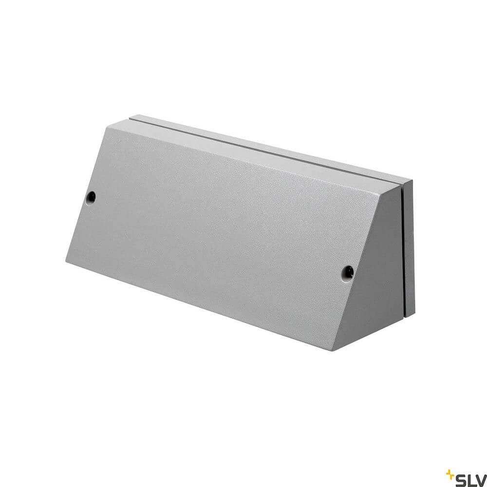 Pema LED Wandaufbauleuchte Outdoor CCT in grau aus lackiertem Aluminium für den Außenbereich.