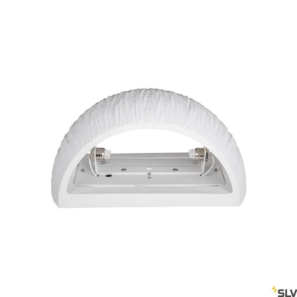 Plastra Curved Wandaufbauleuchte Weiß in weißer Farbe, ideal für individuelle Farbgestaltung.