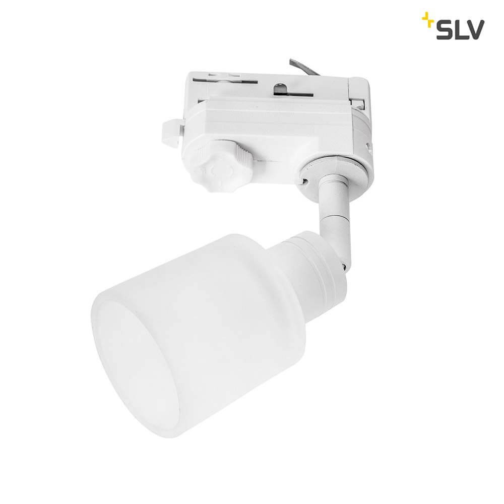 Puri Track QPAR51 Weiß inkl. 3P.-Adapter Hochvoltstrahler in Weiß, dreh- und schwenkbar für 3Phasen Hochvolt-System.