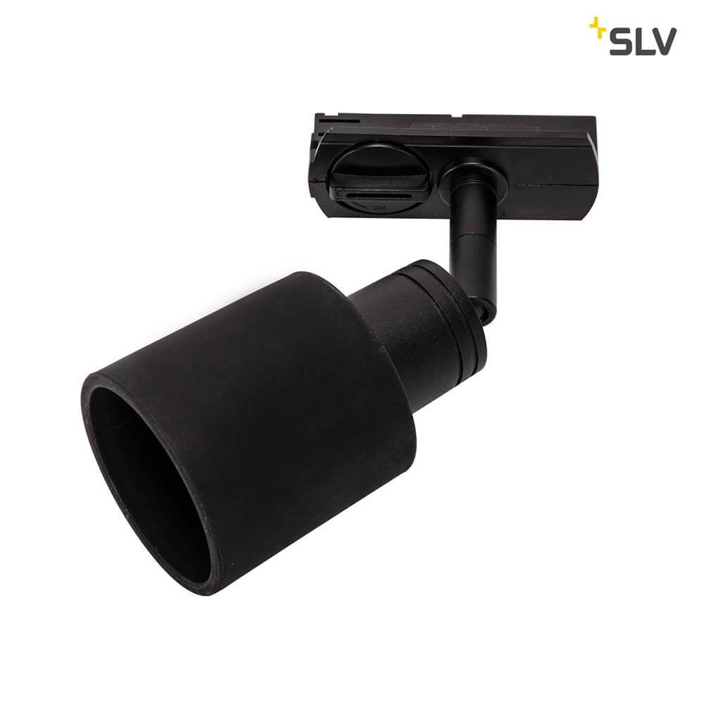 Puri Track Spot QPAR51 Schwarz inkl. 1P.-Adapter dreh- und schwenkbarer Hochvoltstrahler