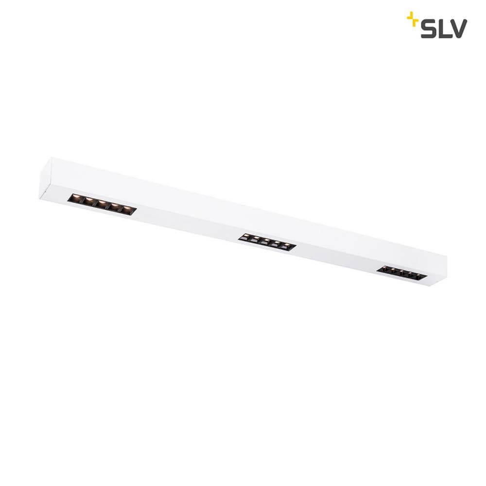 Q-Line LED Deckenaufbauleuchte 1m Weiß 3000K - moderne Deckenleuchte mit hoher Leuchtdichte und Dimmbarkeit.