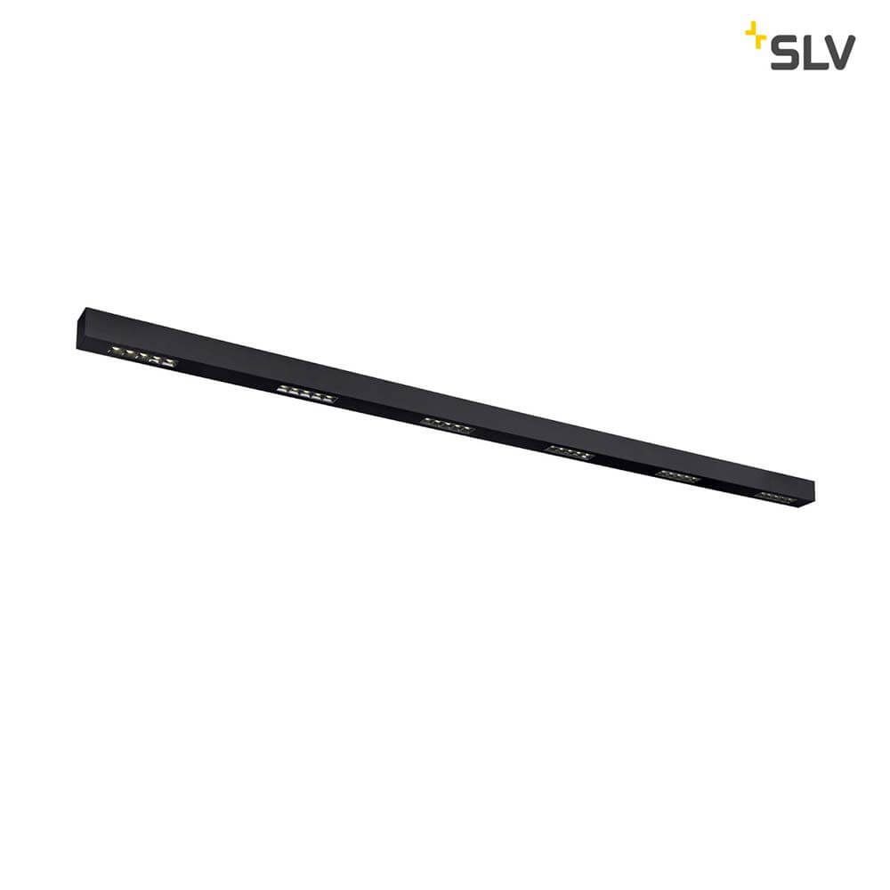 Q-Line LED Deckenaufbauleuchte 2m Schwarz 4000K mit modernem Design und hoher Leuchtkraft