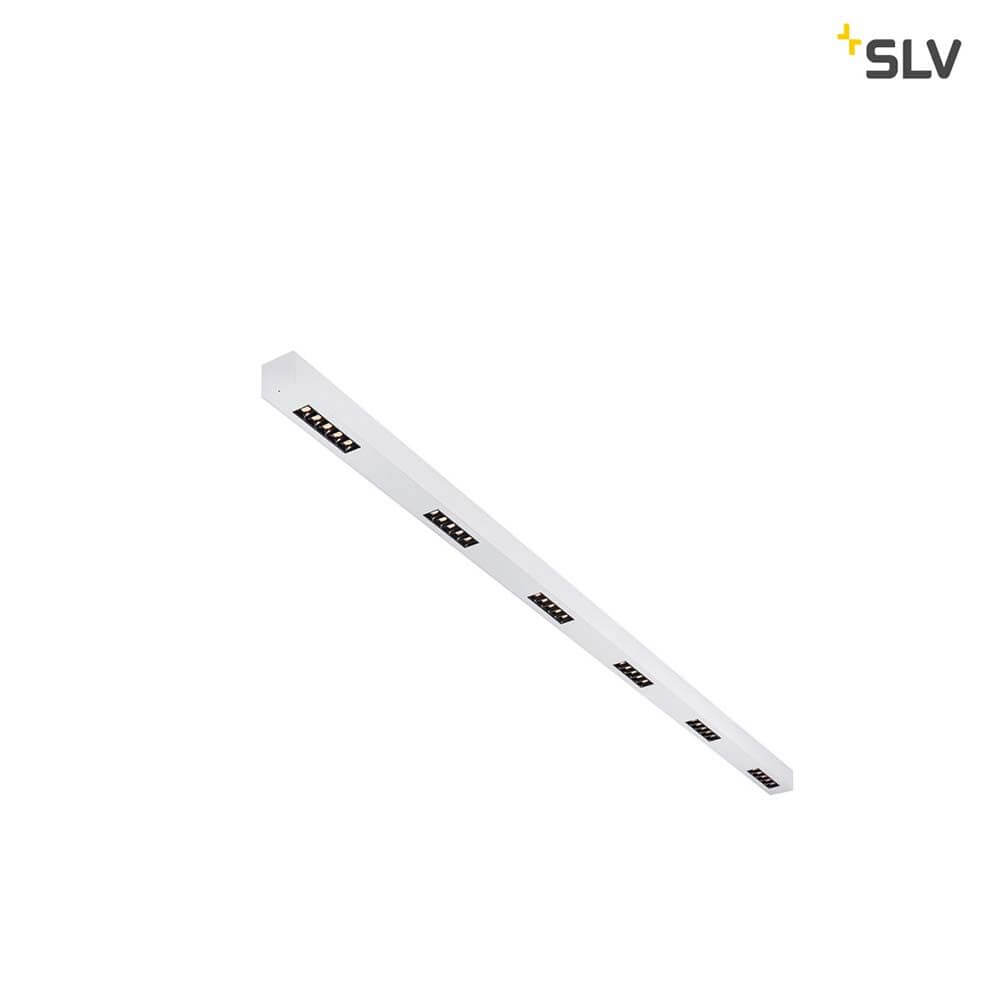 Q-Line LED Deckenaufbauleuchte 2m Silber 4000K in weißem Design mit SLV Logo