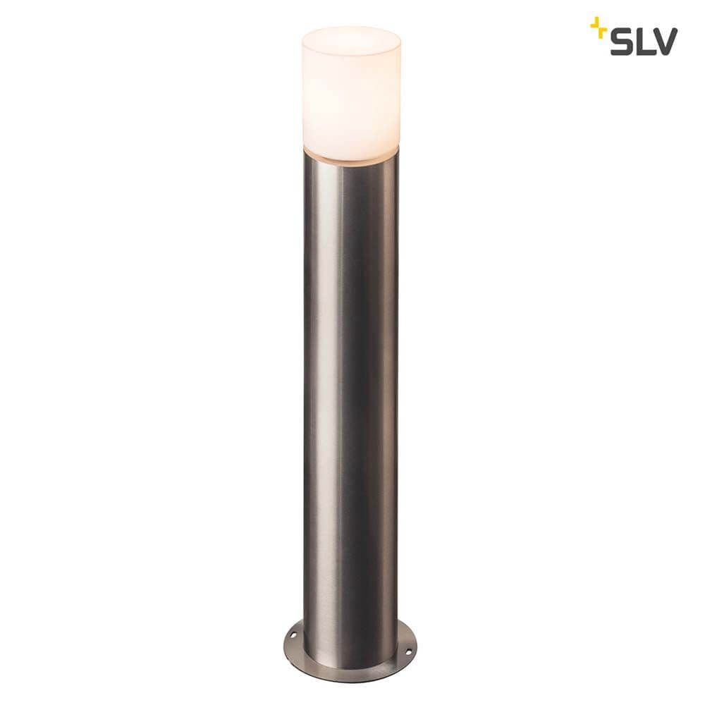 Rox Acryl 90 Pole Außen-Stehleuchte IP44 aus Edelstahl mit opalem Acryl für den Außenbereich.