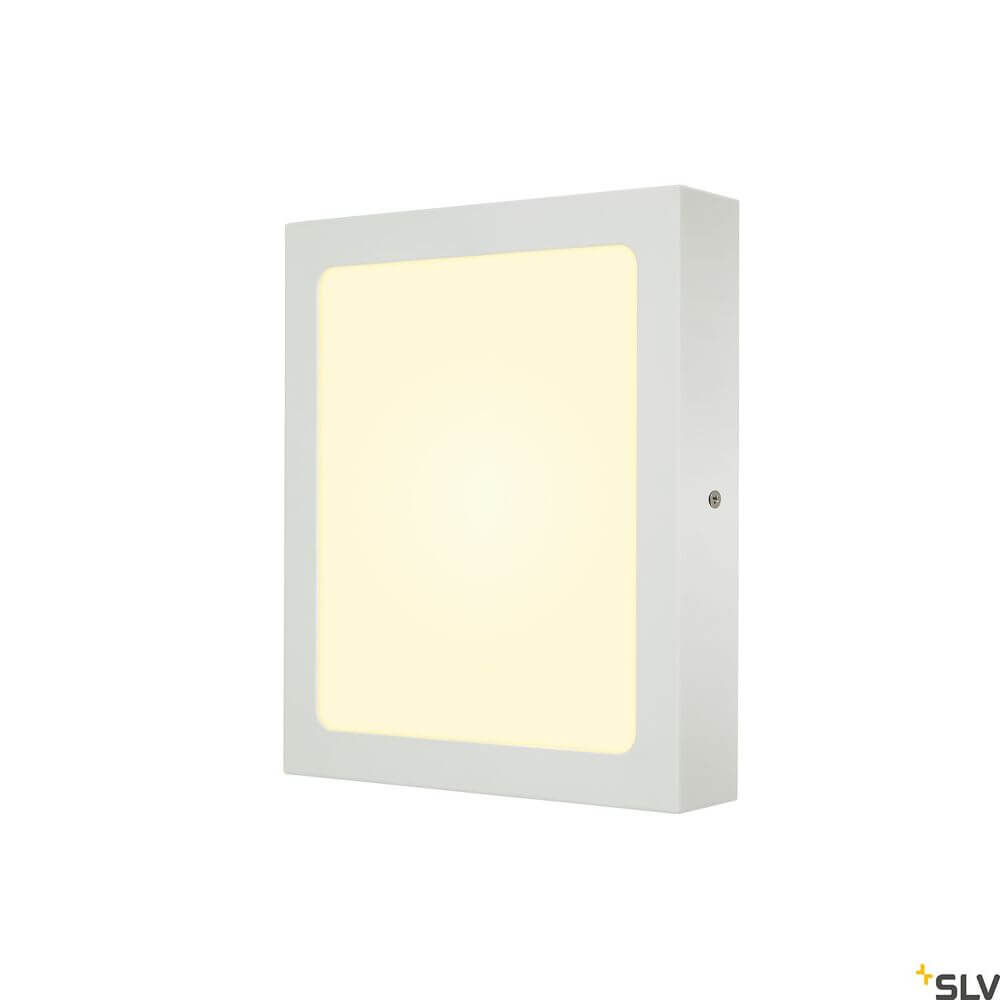 Senser 24 LED Deckenlampe 3000K Eckig Weiß in minimalistischen Design und warmem Licht