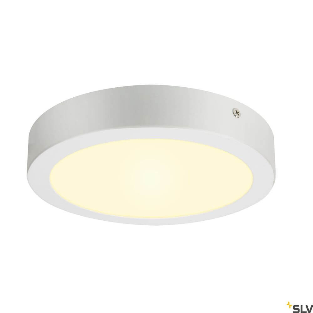 Senser 24 LED Wand- & Deckenlampe 3000K Rund Weiß in rundem Design mit warmem Licht.