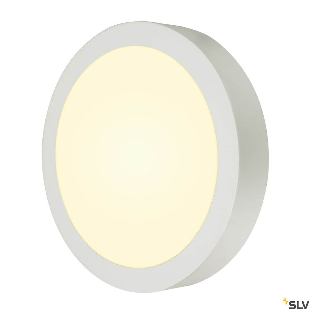 Senser 24 LED Wand- & Deckenlampe 3000K Rund Weiß - runde, weiße LED-Lampe mit warmem Licht.