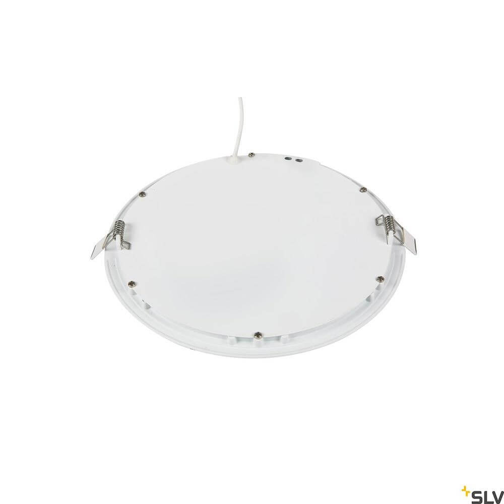 Senser 24 LED Deckeneinbauleuchte Weiß – moderne weiße Aluminiumleuchte für Büros und Küchen.