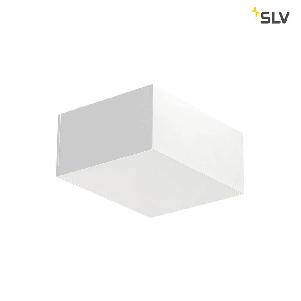 Shell 15 LED Wandaufbauleuchte Weiß - elegante Wandleuchte aus Aluminium und Acrylglas, dimmbar mit integriertem LED-Treiber.