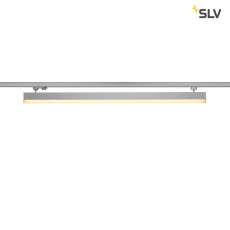 Sight LED für 3Phasen-Stromschienen Silbergrau an Hochvolt-Stromschiene montiert