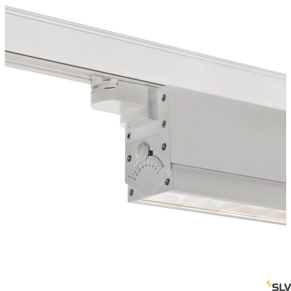 Detailansicht der Sight Move 3-Phasen LED Systemleuchte Dali mit Dimmerfunktion und Montagesystem.