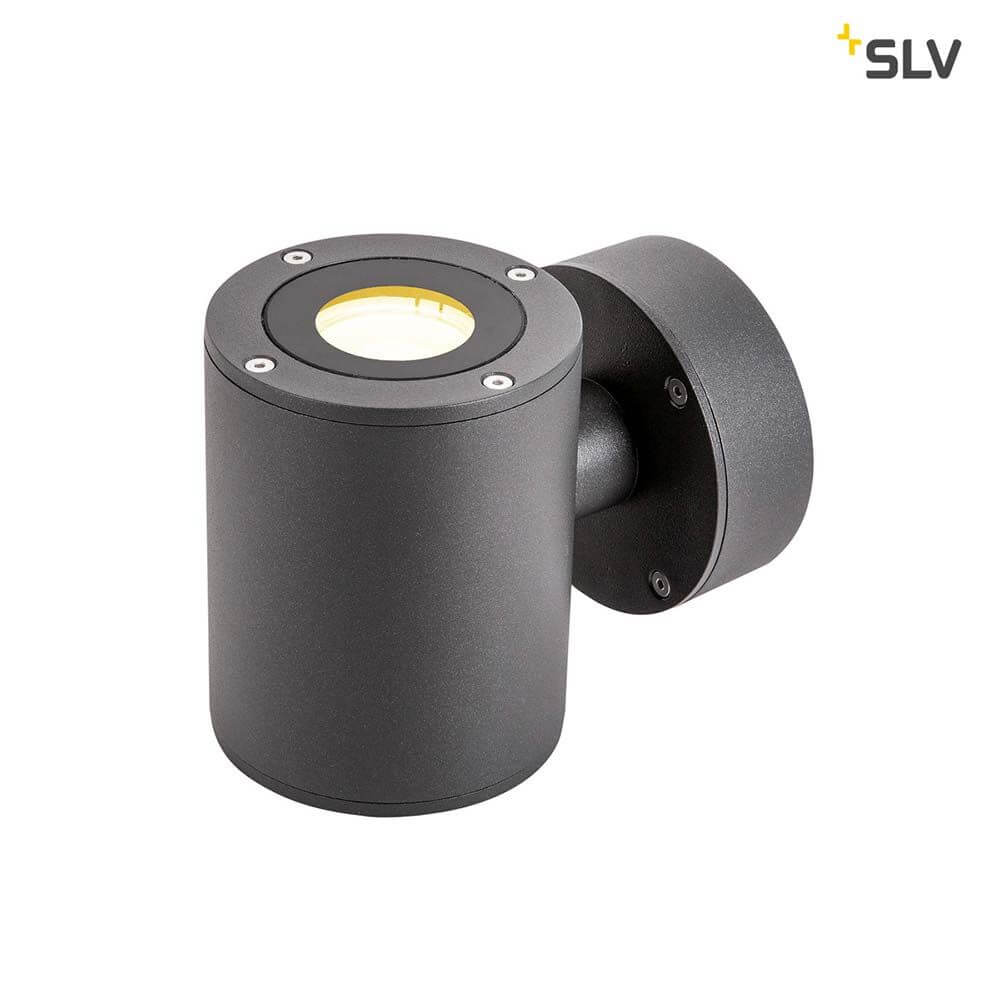 Sitra Up&Down LED Außen-Wandaufbauleuchte Anthrazit IP44 Wandleuchte mit zwei Lichtkegeln für Außenbereich