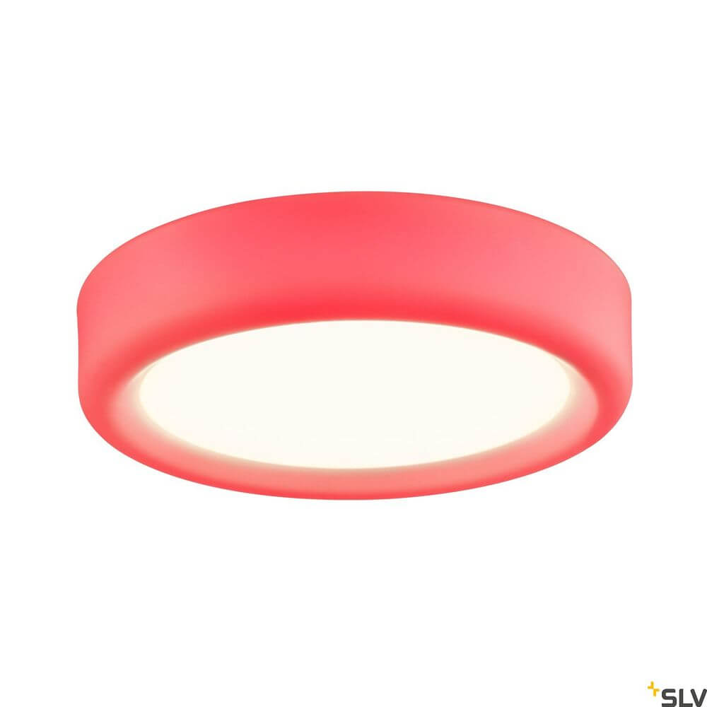 Valeto Malang Wand- & Deckenlampe RGBW 2700-6500K in roter Farbe, modernes Design mit variabler Lichtsteuerung.