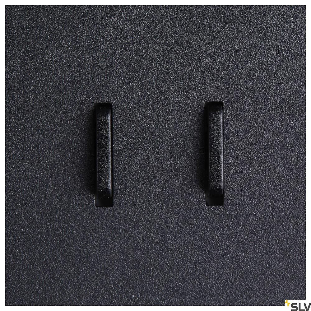 Somnila Spot LED Wandaufbauleuchte inkl. USB Detailansicht mit zwei Bedienelementen.