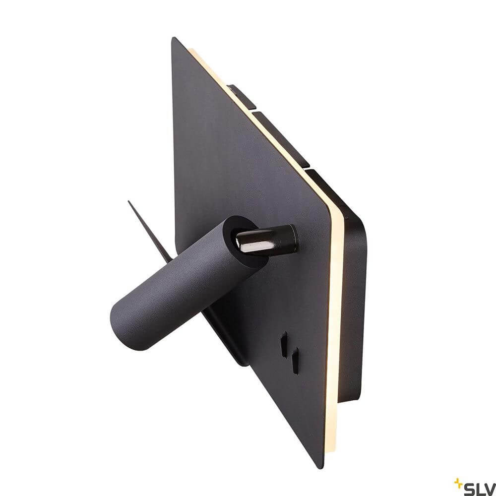 Somnila Spot LED Wandaufbauleuchte inkl. USB in eleganter Ausführung, ideal für Bett und Lesen.