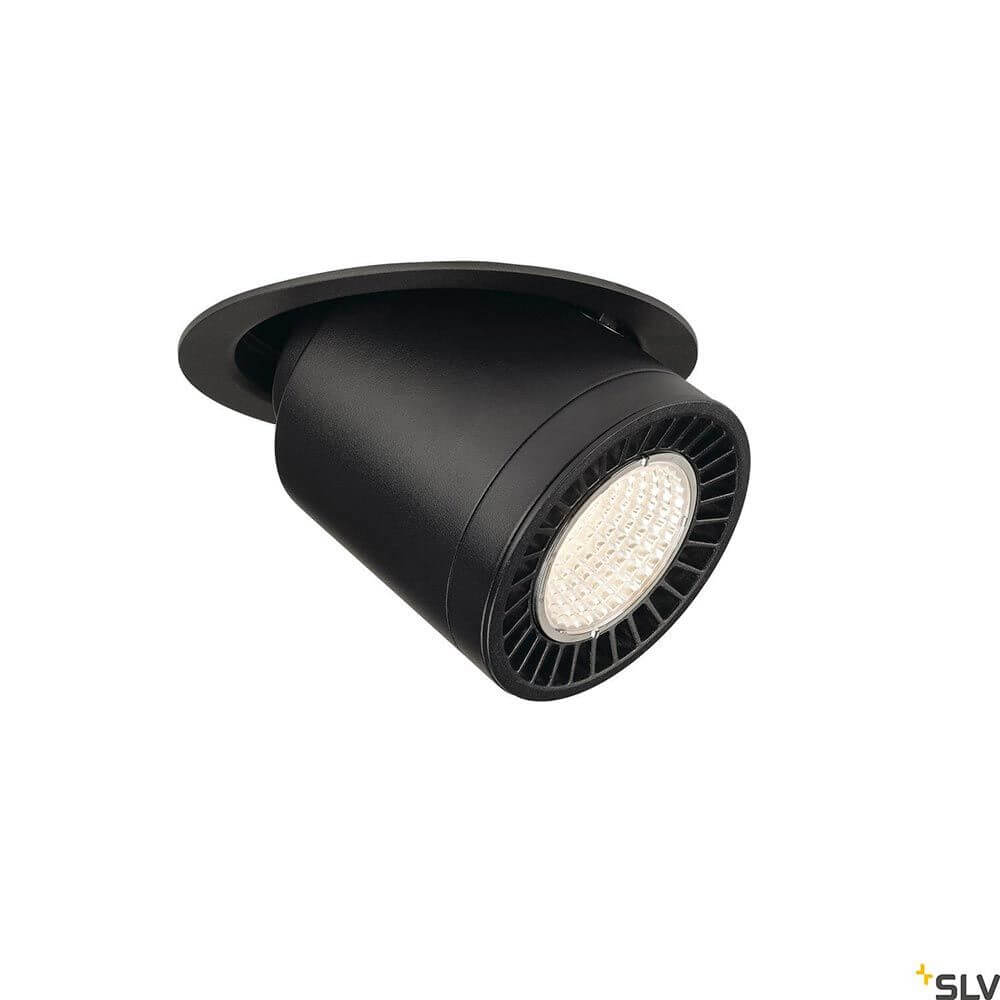 Supros Move LED Decken Einbauleuchte Ø 19,5cm in modernem Design, ideal für vielseitige Anwendungen.