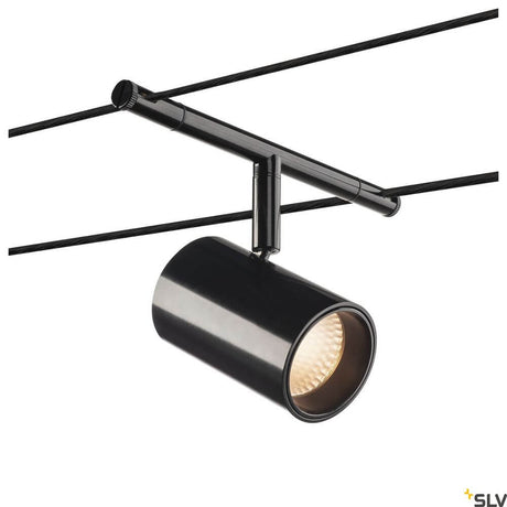 Tenseo Noblo 2700K Noir plafonnier en finition noire, idéal pour un design d’éclairage moderne.