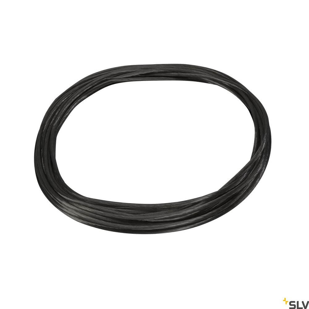 Tenseo Seil 4mm² 10m Schwarz - schwarzes Kabel aufgerollt für vielseitige Anwendungen
