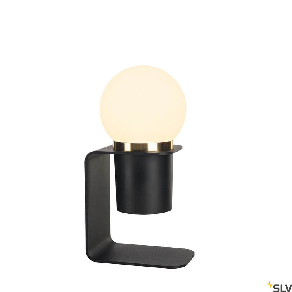 Tonila Mobile Akku-Tischleuchte Schwarz mit dimmbaren warmweißen LEDs und modernem Design.