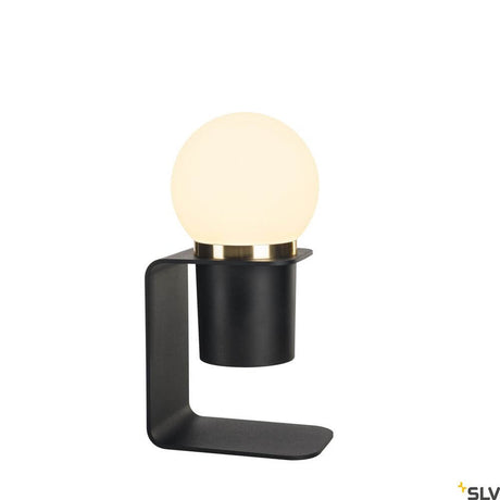 Tonila Mobile Akku-Tischleuchte Schwarz mit dimmbaren warmweißen LEDs und modernem Design.