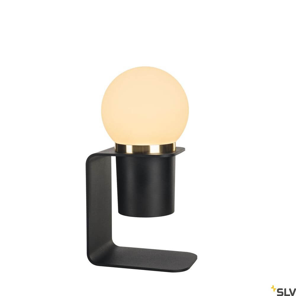 Tonila Mobile Akku-Tischleuchte Schwarz mit dimmbarer warmweißer LED und modernem Design.