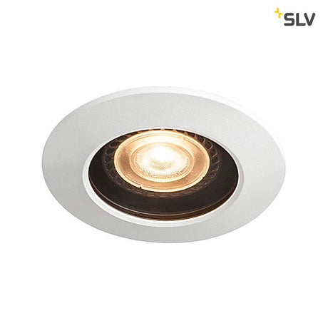 Varu QPAR51 Außen-Einbauleuchte Schwarz, Weiß IP20/65 für Außenbereich und Feuchträume mit warmweißer LED