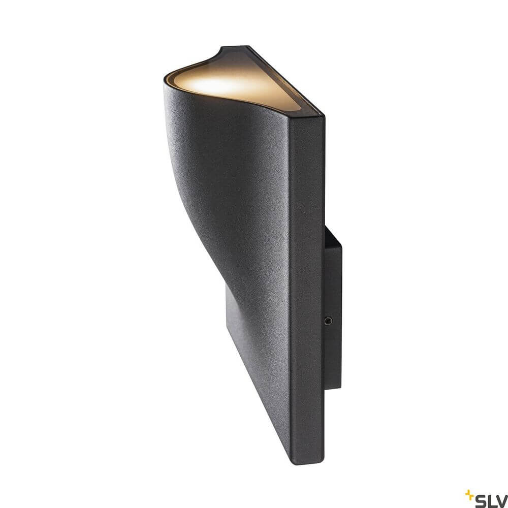Vilua II LED Wandlampe Anthrazit 3000K IP54 100° 810lm in modernem Design.