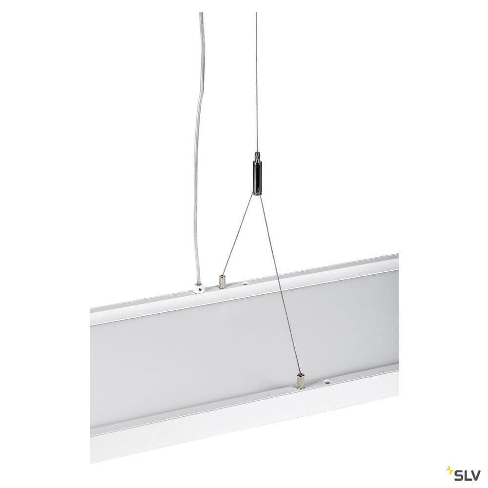 Worklight LED Pendelleuchte 120cm Dali mit Aufhängung und Kabel für direkte Installation