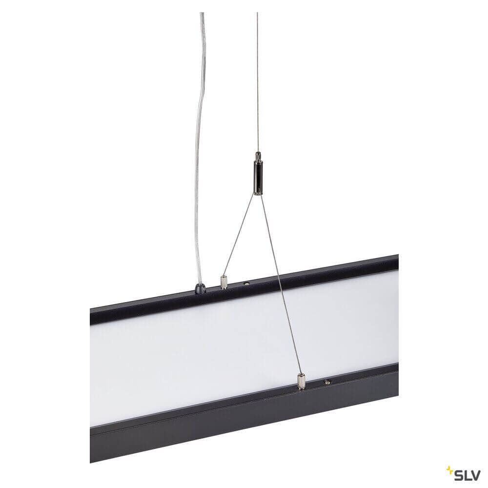 Worklight LED Pendelleuchte 120cm Dali mit modernen Aufhängungen für Bildschirmarbeitsplätze