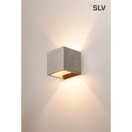 Lampada a parete del cubo solido Qt14 arenaria