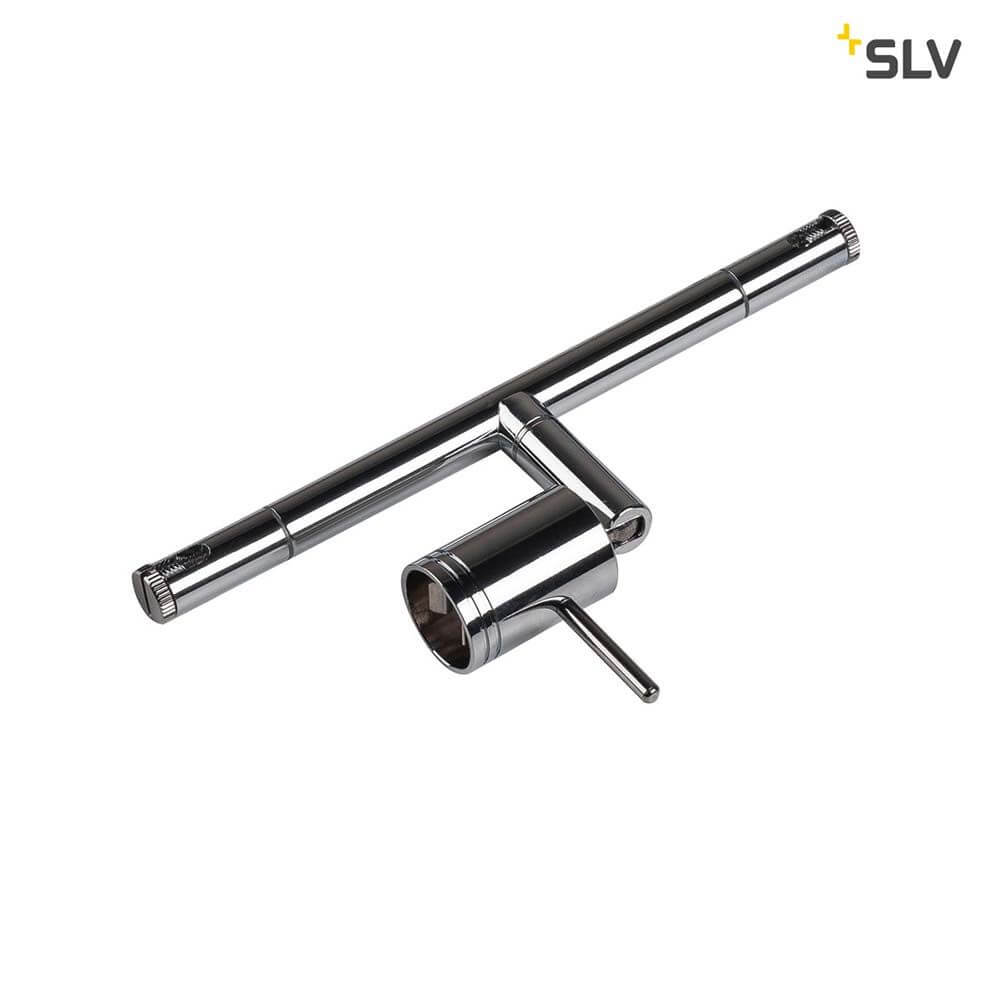 Syros Seilleuchte für Tenseo 12V-Seilsystem QR-C51 Chrom - verchromter Strahler für Halogen- und LED-Leuchtmittel.