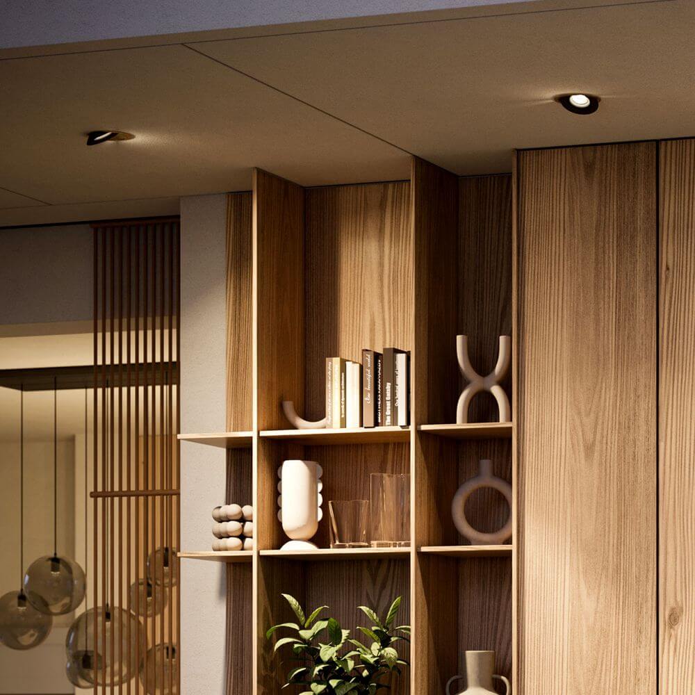 s.luce Santa Deep LED-indbygningsspot drejbar & dæmpbar