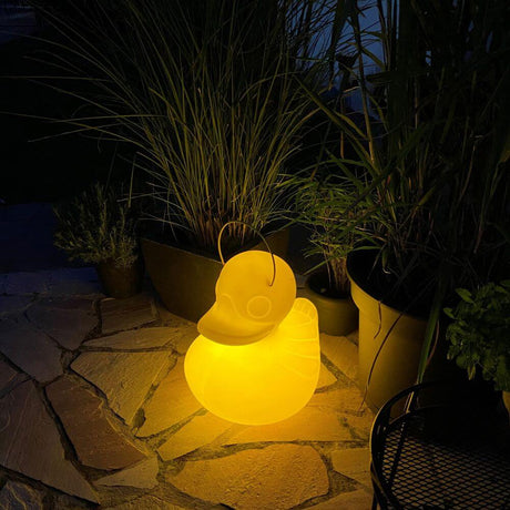 Flytende LED-lampe med batteri Duck-Duck XL Gul