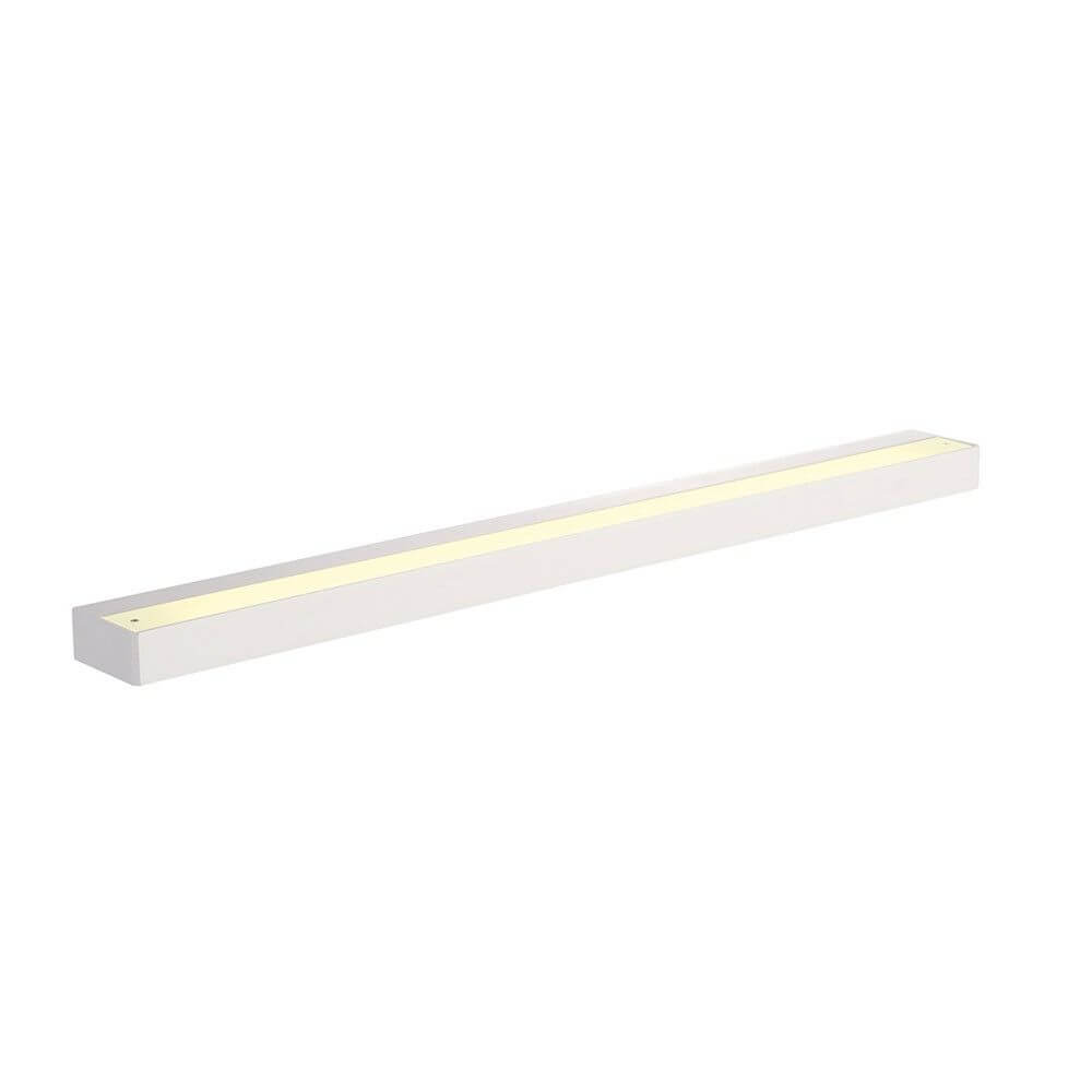 Sedo LED 21 Wandleuchte eckig 3000K Weiß mit satiniertem Glas und Aluminiumgehäuse.