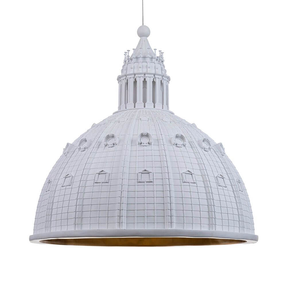 Seletti Cupolone Kuppel-Pendelleuchte, hyperrealistische Kuppel von San Pietro, Meisterwerk der Handwerkskunst.