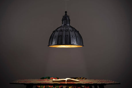 Lampadario Seletti Cupolone Quarantacinque Bianco Ø45cm