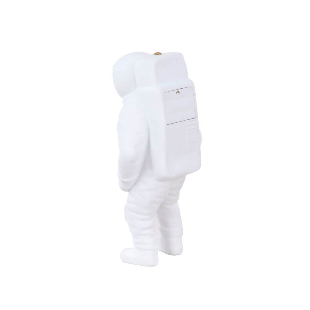 Seletti Flashing Starman LED-Tischlampe dimmbar Warmweiß weißer Astronauten-Design Nachttischlampe aus Harz, warmes dimmbares Licht
