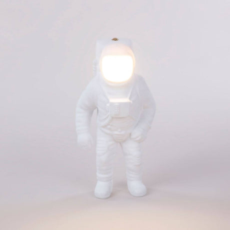 Seletti Flashing Starman LED lampe de table dimmable blanc chaud - lampe d’astronaute en résine, lumière chaude dimmable comme décoration et lampe de table