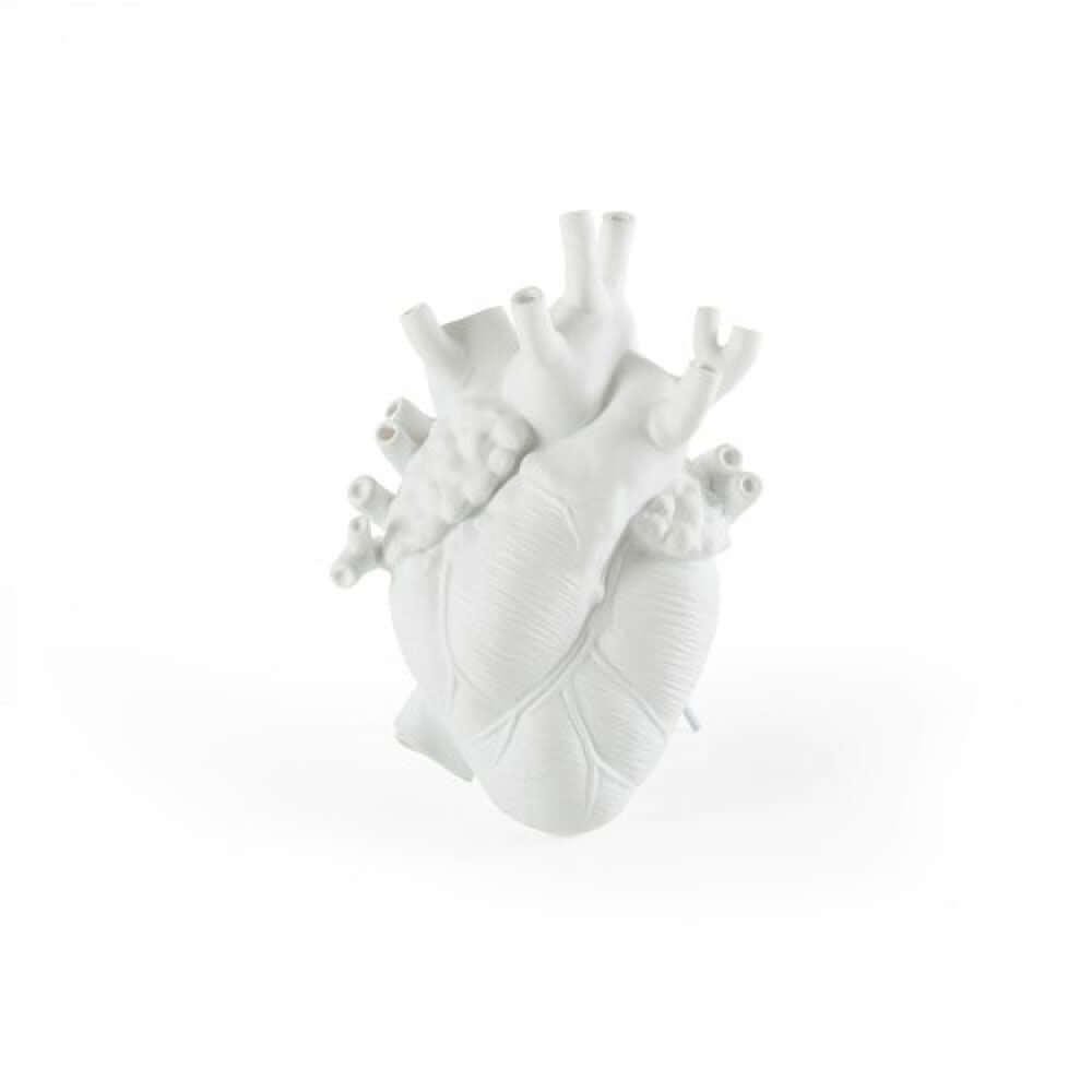 Seletti Heart Wandleuchte & Vase in anatomischer Herzform, dekorative Lampe für romantische Atmosphäre.