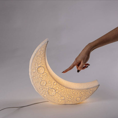 Seletti My Tiny Moon LED-lampka stołowa Ciepła biel