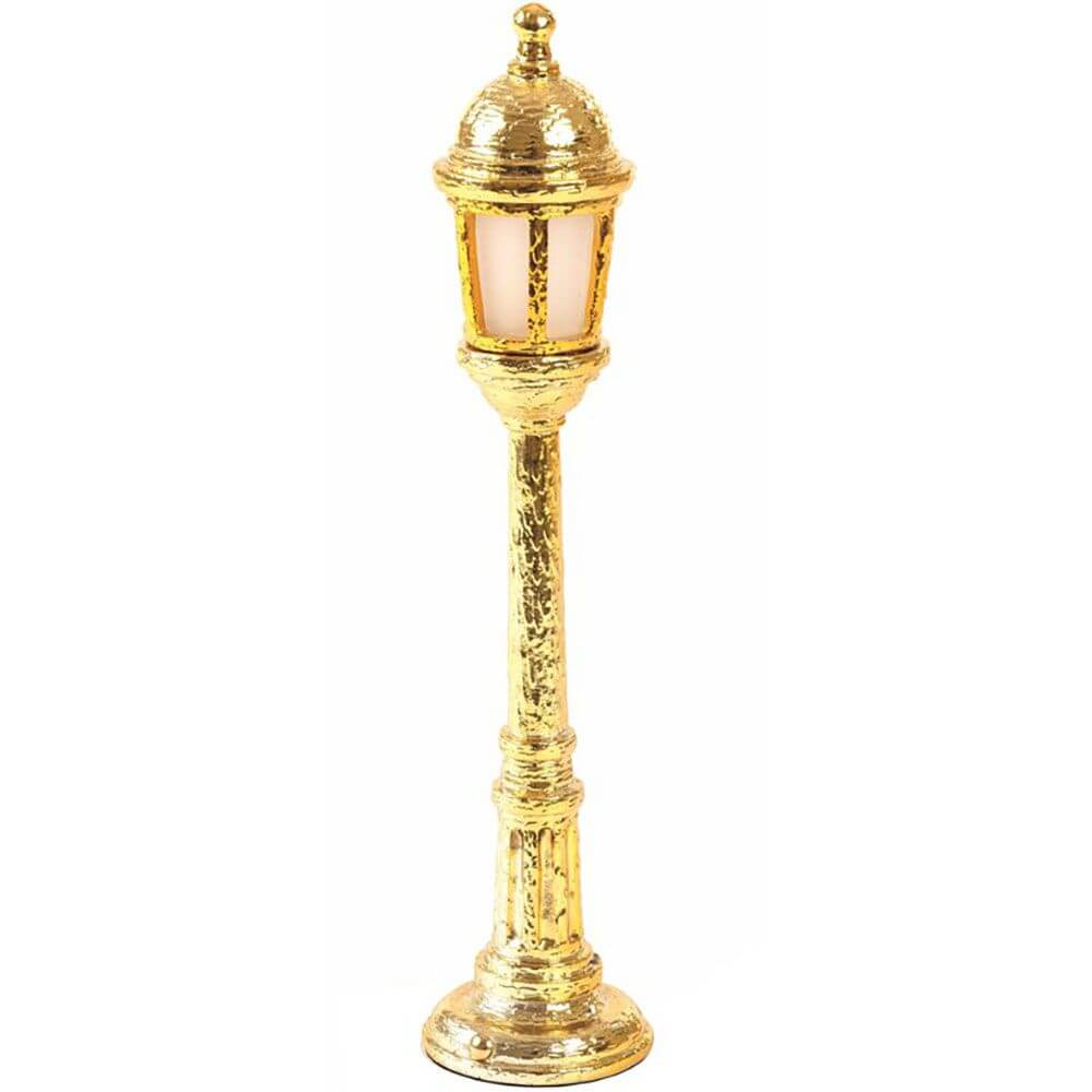 Seletti Street Tischlampe in Gold, Design von Studio Job, retro-inspirierte Tischlampe für fantastische Dioramen.