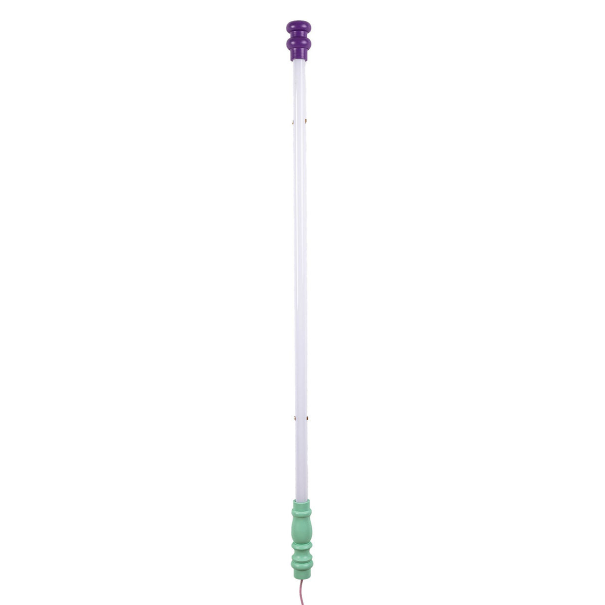 Seletti Superlinea LED-Leuchte 141cm stehleuchte mit pastellfarbenen Applikationen, schlankes lineares Design für modernes Wohnambiente