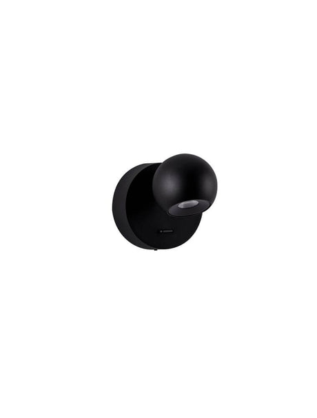 Sfera Wandleuchte 3000K Schwarz