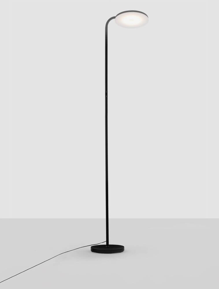 Sinkro LED Stehlampe Ø 25,2cm 3000K mit Fußschalter in elegantem Design
