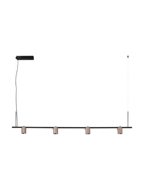 Sirmos ledde Pendant Lamp 4-Flame 3000K svart, brun