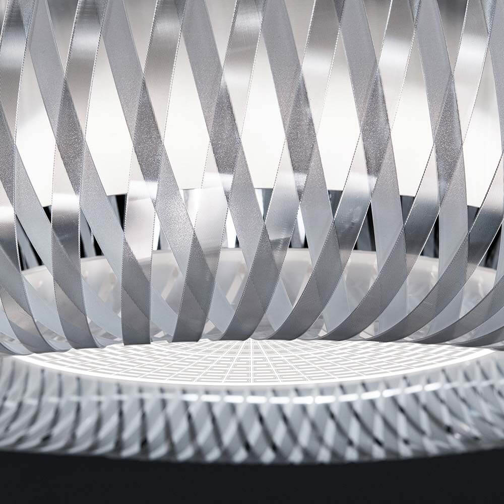 Slamp Decken- & Wandlampe Kalatos Ø 63cm mit kunstvollem Flechtmuster aus Technopolymere.
