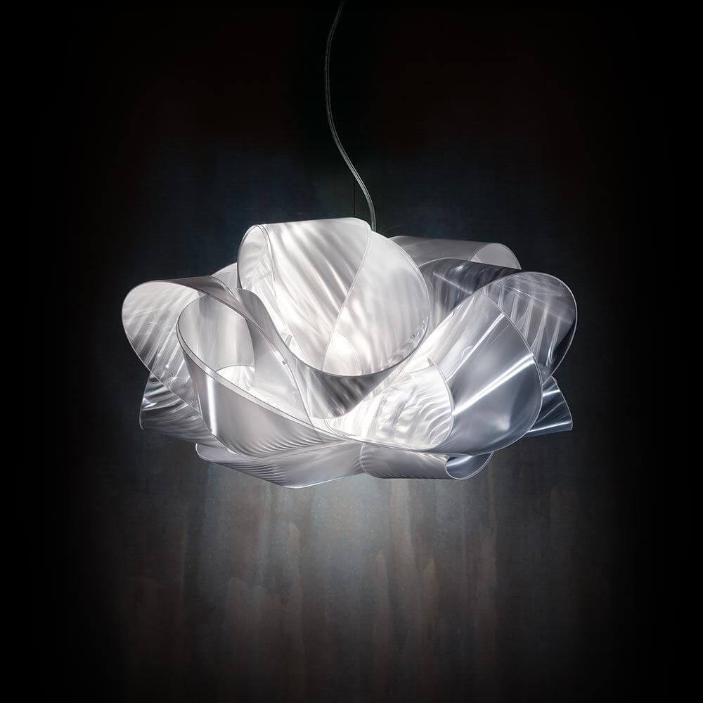 Slamp Hängeleuchte Fabula Large Prisma Transparent in einzigartigem Design aus Lentiflex®.