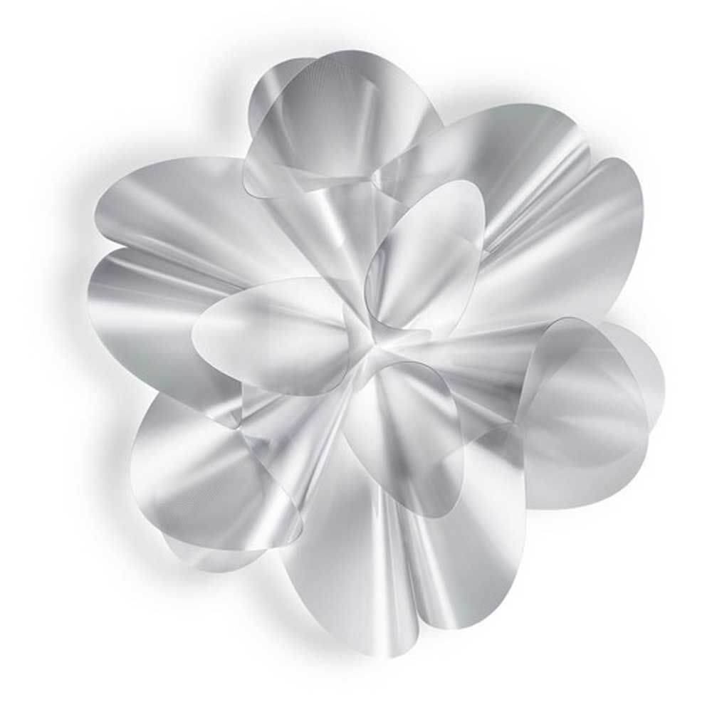 Slamp LED Deckenlampe New Etoile 73cm designed with elegant, flowing shapes in silver.