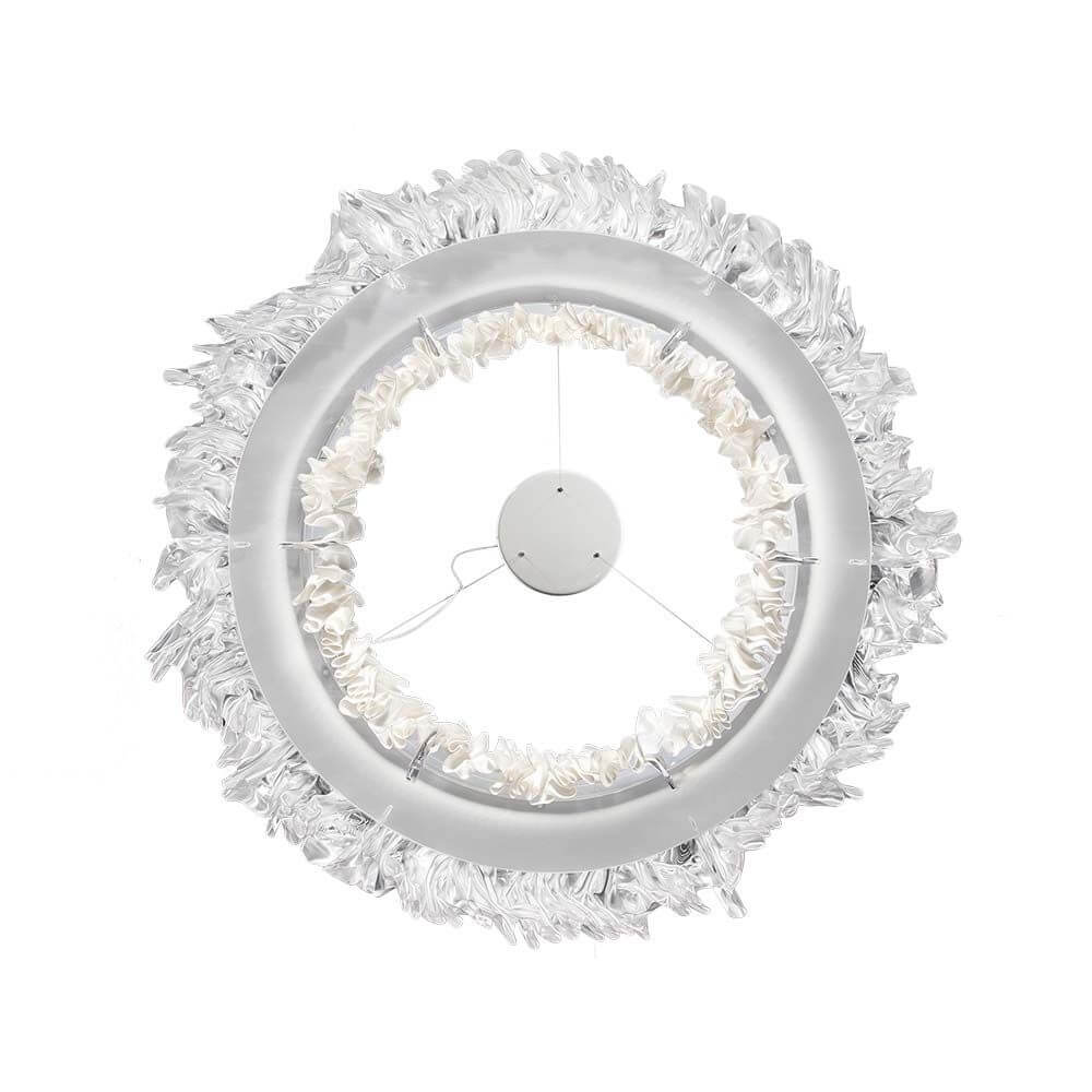 Slamp LED Hängelampe Accordeon Ø 57cm in modernem Design mit gefalteten Technopolymere-Elementen.